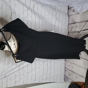 Missguided One Shoulder Frill Split Midi Dress in Black NWT Size 2